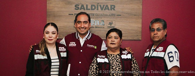 SALDÍVAR ALCALDE DA LA BIENVENIDA A SU PROYECTO A CANDIDATOS DEL PT