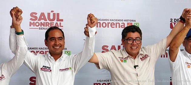 CANDIDATOS DE MORENA POR ALCALDÍAS BRINDAN APOYO «AL SAULISMO»